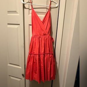 Molly Bracken med coral dress